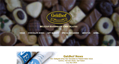Desktop Screenshot of geldhofchocolates.co.za